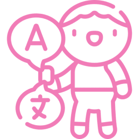 Language learning concept illustration